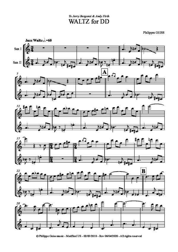 Waltz for DD