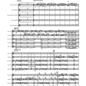 Dos Cantos - Saxophone Quartet or Quintet